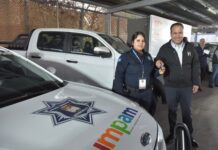 Entrega Antonio Astiazarán 10 patrullas eléctricas y sistema fotovoltaico en Comandancia Villa de Seris
