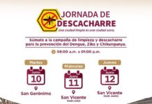 Habrá Jornada de descacharre en San Gerónimo y San Vicente