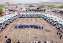 Entrega Toño Astiazarán 25 nuevas unidades recolectoras 100% eléctricas; es la flotilla más grande del país