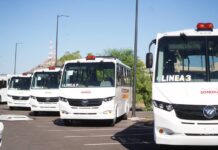Gobernador Durazo moderniza sistema de transporte en Sonora con entrega histórica de 63 nuevas unidades