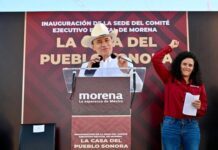 Inaugura Alfonso Durazo y Luisa Maria Alcalde nuevas oficinas de Morena en Sonora