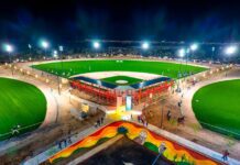 Inaugura Toño Astiazarán nuevo Cárcamo H junto a familias y deportistas